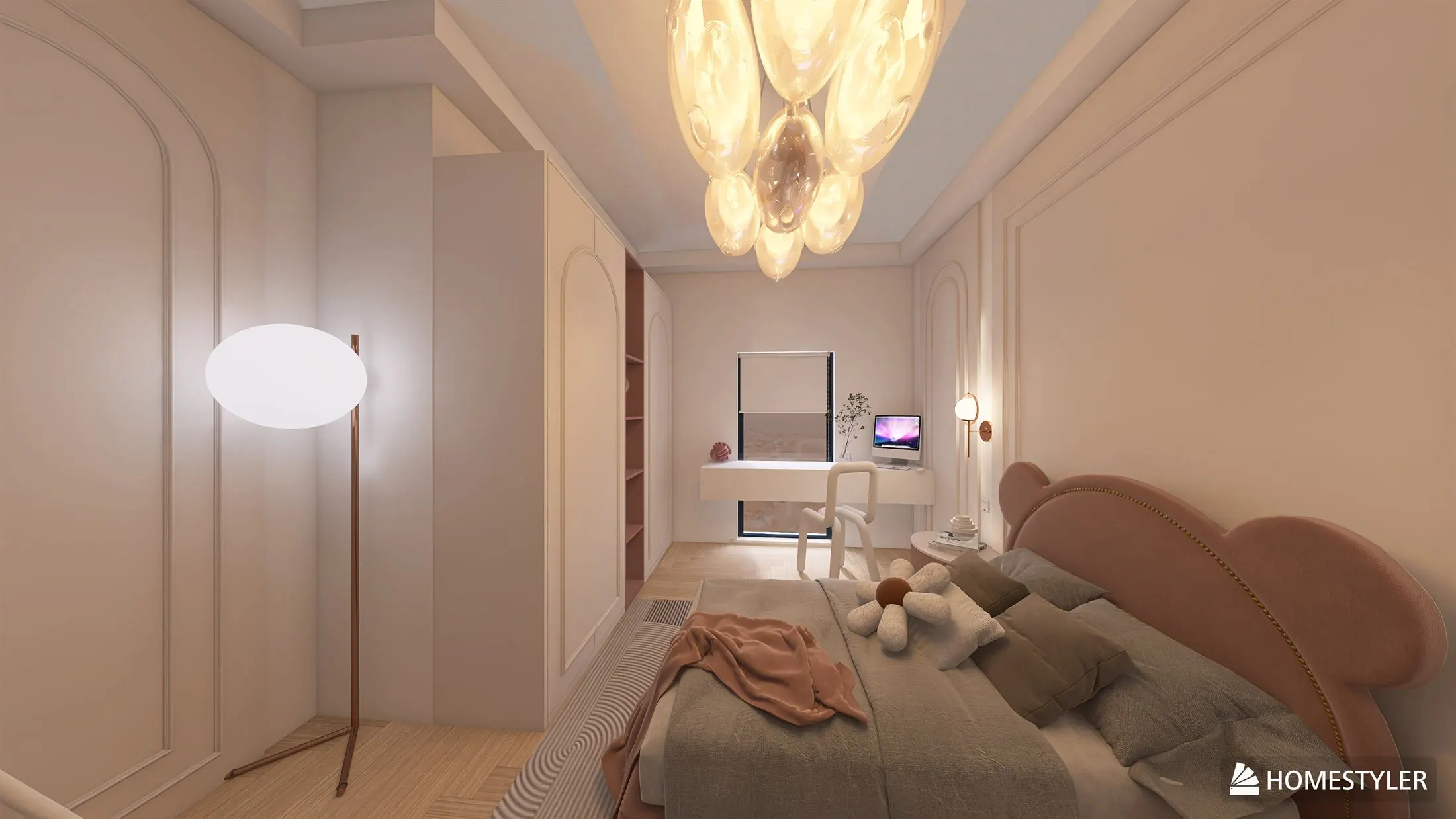Design interior apartament în Bistrița - ambient modern dormitor 2