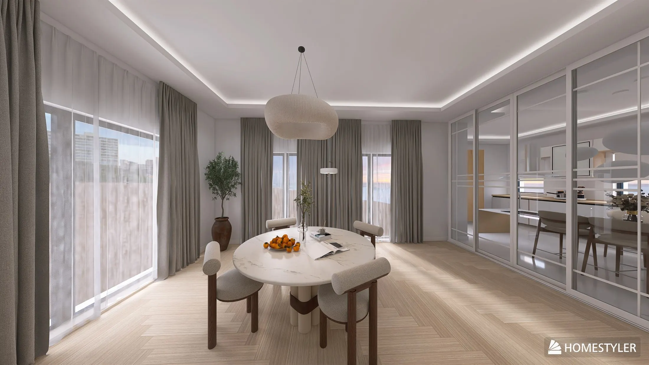 Design interior apartament în Bistrița - ambient modern living 2