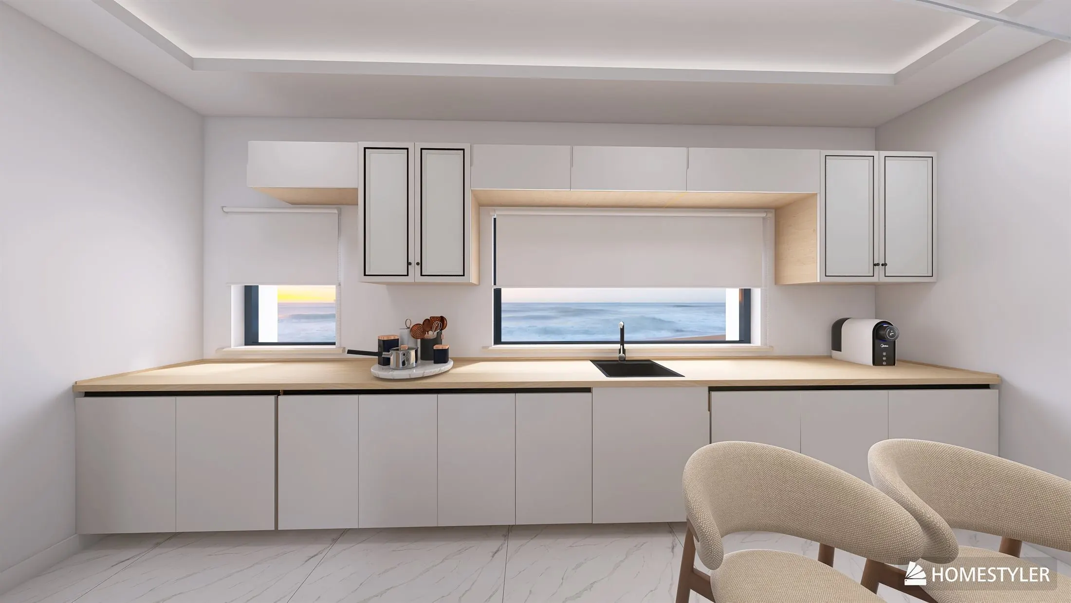 Design interior apartament în Bistrița - ambient modern spațiu 2